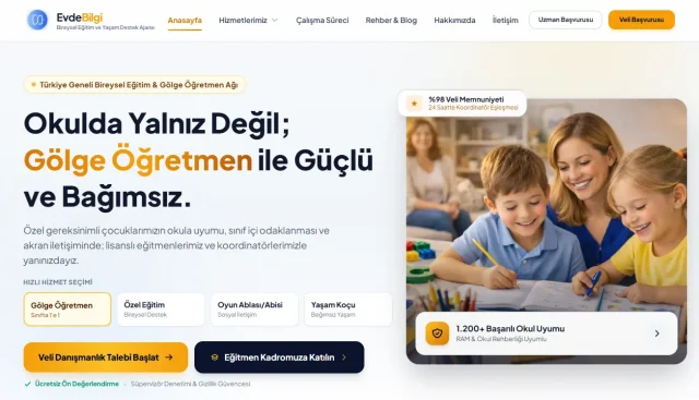Evde Bilgi Bireysel Eğitim ve Yaşam Desteği Ajansı