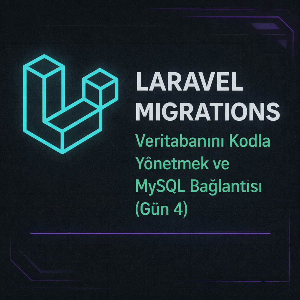Laravel Migrations: Veritabanını Kodla Yönetmek ve MySQL Bağlantısı (Gün 4)
